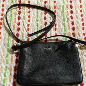 Kate Spade black leather purse